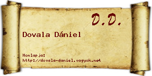 Dovala Dániel névjegykártya