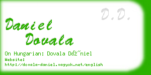 daniel dovala business card